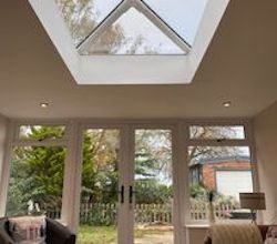 Conservatory sun roofinterior